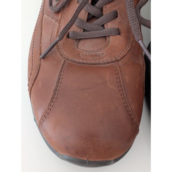 Men’s ECCO Irving Oxford Shoes Lace Up Chestnut Brown Leather Size EU 44 US 10 - Picture 5 of 6